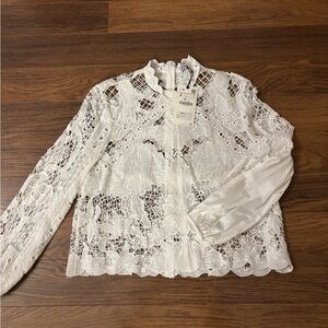 NWT Zara Lace Blouse